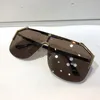 Whole designer sunglasses For womens Fashion Sunglasses Wrap Sunglass Half Frame Coating Mirror Lens Carbon Fiber Legs Summer 9702698