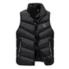 Gilet hommes nouveau élégant 2019 printemps automne chaud sans manches veste hommes hiver gilet hommes gilet décontracté manteaux hommes grande taille 5XL