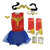 Children performance costumes Deluxe Child Dawn Of Justice Wonder Woman Costume Halloween costumes280H
