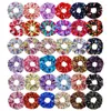 36 colores de impresión mujeres scrunchies moda mujer pelo scrunchies niñas diademas accesorios para el cabello para mujeres diseñador bandas para la cabeza