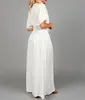 Sarongs Summer Sexy White Cardigan Dress Beach Chiffon Long Maxi Dress1