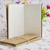 Blank Page Notepads Kraft Notebook Solid Color for Students School Children Writing Books