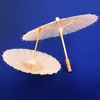 Parapluies en papier bricolage blanc papier parapluies nuptiale mariage Parasols enfants peinture artisanat parapluie mariage photographies accessoires DW497
