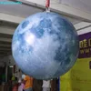 Party Balloons Giant Inflatable Moon Ball 3m/6m Air Blow Up Satellite Lighting Inflated Moon with LED Light