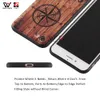 2021 Moda Wstrząsy Szafy Telefoniczne Dla Iphone 7 8 9 Plus X XS 11 Pro Max Back Cover Shell Brązowy Drewniany TPU Design Wzór Wodoodporna Hurtownia