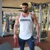 Partihandel-män Bodybuilding Vest Running Gym Tanktop Andningsskydd Mesh Fitness Workout Singlets Vest Ärmlös Skjorta Joggers Tees Top Man