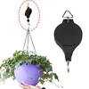 Draagbare Intrekbare Tuin Katrol Mand Pull Down Opknoping Hanger Plant Pot Haken Planter Plastic Houder Bloempot Haken yq01764