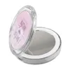 DHL! Il nuovo argento vuote specchio della tasca specchi compatti Grande per regalo della festa nuziale fai da te specchio cosmetico trucco