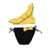 Costume da bagno per bambina con volant Arco Costume da bagno per bambino Due pezzi Bikini da spiaggia per bambina Costumi da bagno da spiaggia 4 colori Opzionale WZWYW39113124173