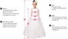 Cute Pink Flower Girl Dresses O-neck Lace Beads Little Girls Formal Party Gowns Puffy Ruffles Tiered Princess Kids Toddler First Communion Birthday Dress CL3383