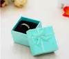 4 * 4 * 3 cm sortiert 120 Stück/Los Schmuck-Geschenkbox Verpackung für Ring Ohrringe Geschenkbox Verpackungsbox kostenloser Versand 120 Stück/Los