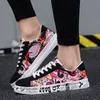 GAI Neue Mode Frauen Männer Casual Run Schuhe Plattform Leder CNY Theater Facebook Druck Designer Sneaker