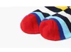 2pcs Высококачественные смешные носки ретро национальный стиль Stripe Sock MALE039S FASHION Personalt