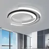 Lâmpada moderna geométrica LED Anel Luzes de teto Loft Iivng Quarto Luz do Quarto Interior Nordic Luminária