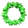 Hawaiian Flower Garland Halsband Hula Leis Festlig Party Garland Konstgjord siden Blomma Halsband Kransar Bröllop Beach Party Garland