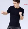 SICAK 2020 Yaz Aktif Spor muharebe basketbol futbol antrenman tişörtleri elastik Pro GYM vücut geliştirme kısa kollu t shirt men tayt sıska