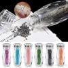 Na062 50 sztuk Kryształ Błyszczący 3D Nail Art Cekiny Dżetki Mieszane Wzory Koń Eye / Waterdrop / Serce / Diament Kształt DIY Glitter Paznokci