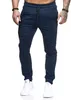 Mens Tasarımcı Draped Jogger Pantolon Moda Katı Elastik Bel Hiphop Rahat Pantolon