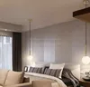 Modern Sarkıt Lüks Altın Cam Topu Abajur Odası Yatak Odası Dekorasyon Aydınlatma YENİ MYY Yemek İçin Işıklar armatürü Asma