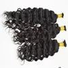 Brazilian Bulk Hair 3pcs Lot 100% Human Wet And Wavy Micro mini Braiding Hair Bulks Grade 9a