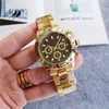 Tanie mężczyźni moda moda Złote Watch Projekt stali nierdzewnej Wszystkie prace Dial Automatyczne zegarki mechaniczne 13 kolorowy na rękopis 4243016