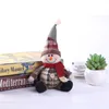 Weihnachtsbaum Ornament Cartoon Puppe 28*13 cm Schneeflocke Plaid Puppe Weihnachtsbaum Ornamente Urlaub Geschenk Weihnachten Dekoration WX9-1670