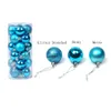 Kerstdecoraties 24 -stcs festival hangende ballboom stortballen modern ornament Home Decor 11 kleur optioneel1