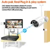 Système de vidéosurveillance 4CH Audio sans fil 1080P NVR 4 pièces 2.0MP IR extérieur P2P Wifi IP CCTV système de caméra de sécurité Kit de Surveillance