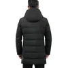 2019 grande taille Tissu Doux Hiver Hommes Veste Épaississement Casual Coton Vestes Hiver Mi-Long Parka Hommes Marque Vêtements C18111201