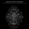 2020 Smael Sport Mens Watches Luksusowy zegarek ze stopu Mężczyźni Casual SL-9083 Modna skórzana wodoodporna pudełko na rękę na rękę Relogio Masculino296n