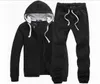 Mens Tracksuit New Football Small Horse 세트 트랙 정장 남성 지퍼 자켓 스포츠웨어 땀 체육관 정장