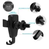 10W auto Draadloze oplader Qi Snelle lading Auto's Mount Air Vent Phone Holder voor iPhone Samsung Alle apparaten met doos