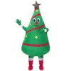 Costumi natalizi caldi di fabbrica 2019 Costume gonfiabile dell'albero di Natale nuovo design costumi della mascotte dell'albero di Natale