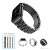 Bracciale di ricambio con cinturino da polso a 7 perline per Apple Watch Ultra 8 49mm 41mm 45mm 38mm 40mm 42mm 44mm Cinturini in acciaio inossidabile serie iwatch 7 6 se 5 4 3 2 1