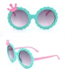 Moda taç çocuk güneş gözlüğü UV koruma açık çocuk bebek erkek ve kız güneş gözlükleri retro gözlük 24pcslot6468661