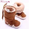 Wholesale Newborn Baby Snow Boots Soft Toddler Infant Winter Warm Fleece Booties Shoes