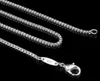 Collana veneziana a maglie quadrate in argento da 14 mm con catena 16 18 20 22 24 pollici gioielli di moda K53906514612
