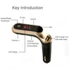 Auto-Zubehör Bluetooth-Adapter S7 FM-Transmitter Bluetooth Car Kit Freisprech-FM-Radio-Adapter mit USB-Ausgang Autoladegerät mit