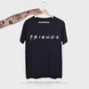 Herren-T-Shirts Sommer Herren T-Shirt Brief Freunde Drucken männlicher loser lässiger kurzer Slve Round Neck T-Shirt Multi-Farben Asien Größe S-3xl