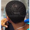 Afro-americanos Mens peruca 4mm / 6mm / 8mm / 10mm / 12mm onda plena rendas toupee peruano remy reforço de cabelo humano para homens negros entrega expressa rápida