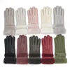 Fashion-Women High Quality Leather Gloves Women Wool Gloves Free Shipping Quality Assurance - lengthened