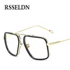 بالجملة إطار RSSELDN جديد إمرأة نظارات إطارات النظارات الكلاسيكية العلامة التجارية مصمم الرجال العصرية هلالية خمر UV400