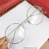 New fashion designer frame round k gold retro vintage style 0158 unisex optical glasses outdoor style can do prescription glasses253U