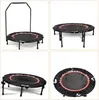 Trampoliny 40 "Trampolina wewnętrzna z poręczą, składane trampoliny fitness dla dorosłych, trampolina z trampoliną zboczkową dla Hal GA