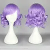 Storlek: Justerbara syntetiska peruker Välj färg och stil Kort lockigt vågigt hår Fulla peryker Anime Cosplay Party Wig Hairpieces