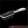 Electric Ionic Simply Hair Drugighter Comb Brush Brush Travel Fryzjer Fast Heating Salon Styler Płaska prostownica Żelazna Hairbrush