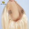 Extensions de cheveux humains brésiliens Remy à clips, queue de cheval, couleur naturelle, noir, marron, blond, cheveux lisses, 100g