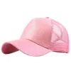 2019 Girls Cap Buns Trucker Plain Baseball Visor Cap Unisex Glitter Hat Petten Voor Mannen Cappellini Uomo XP1518013864