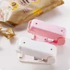 Mini Heat Sealing Machine Magnetic Bottom Portable Impulse Sealer Seal Packing Plastic Bags Vacuum Food Sealer ZZA2104 50Pcs