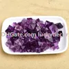 1000g Karışık Rastgele Boyutu Doğal Mor Florit Octahedrons Küp Taşlar Şifa için Eşkenar Dörtgen Kaba Kristal, Tel Sarma, El Sanatları, Sanat, Reiki